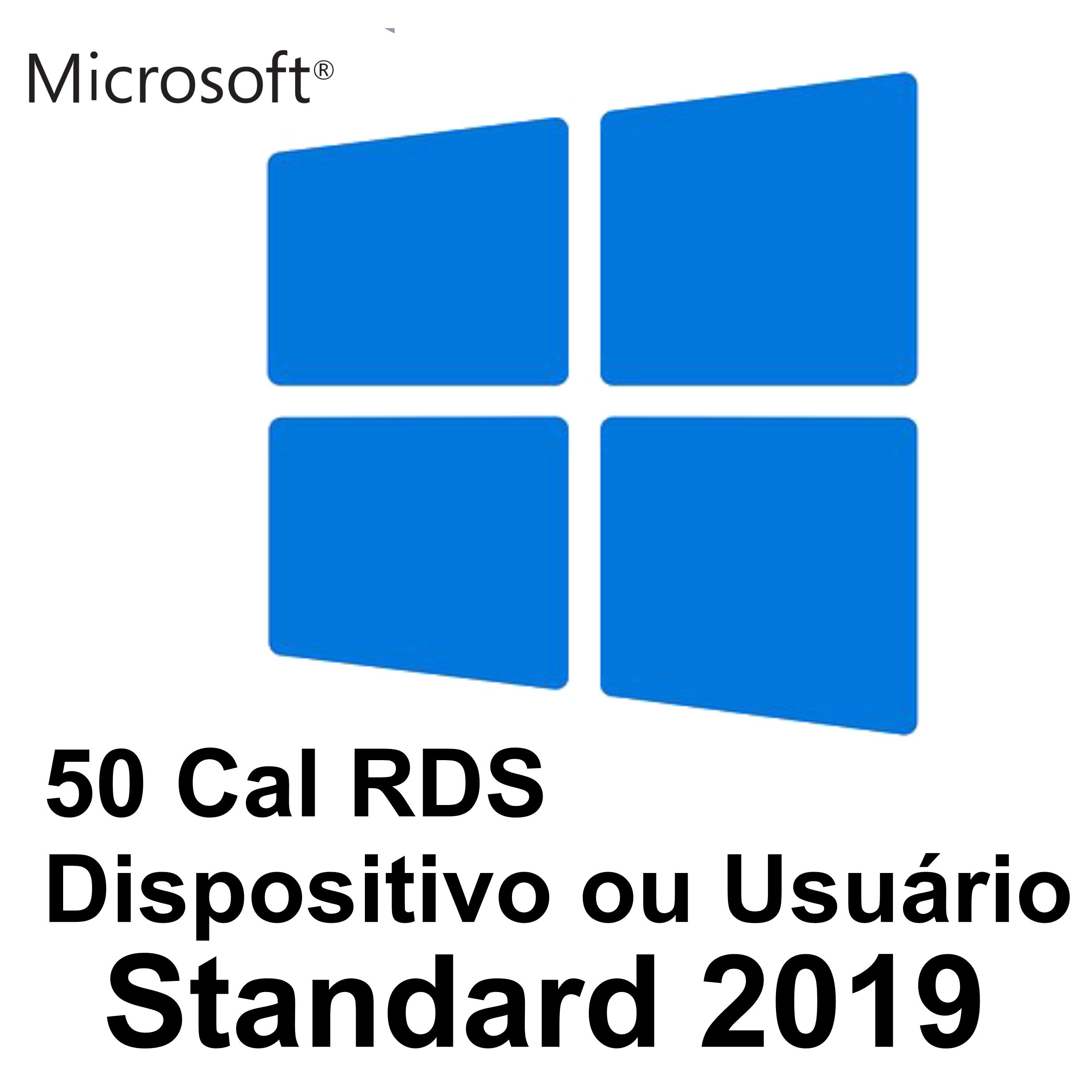 50 Cal RDS Usuário ou Dispositivo Windows Server Standard 2019